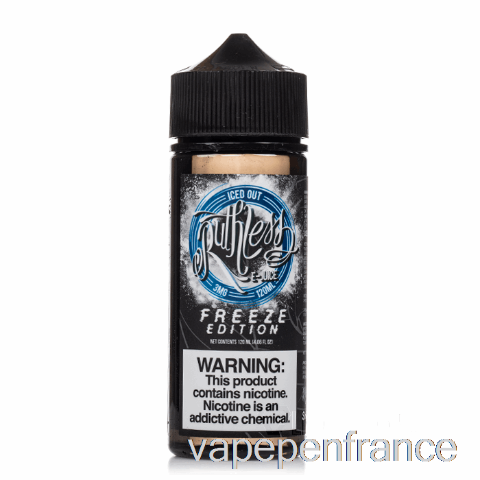 Glacé - édition Freeze - Vapeur Impitoyable - Stylo Vape 120 Ml 6 Mg